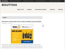 Tablet Screenshot of beautysha.com